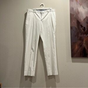 Banana Republic White Office Pants
